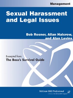 cover image of Sexual Harrassment and Legal Issues